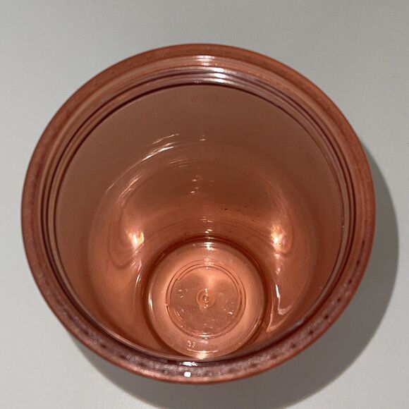 Starbucks Peach Pink Coral Frosted Tumbler Frosted Clear Lid Cup 16 oz - Picture 8 of 8